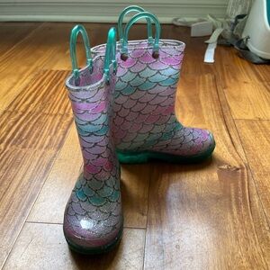 Mermaid Rain Boots